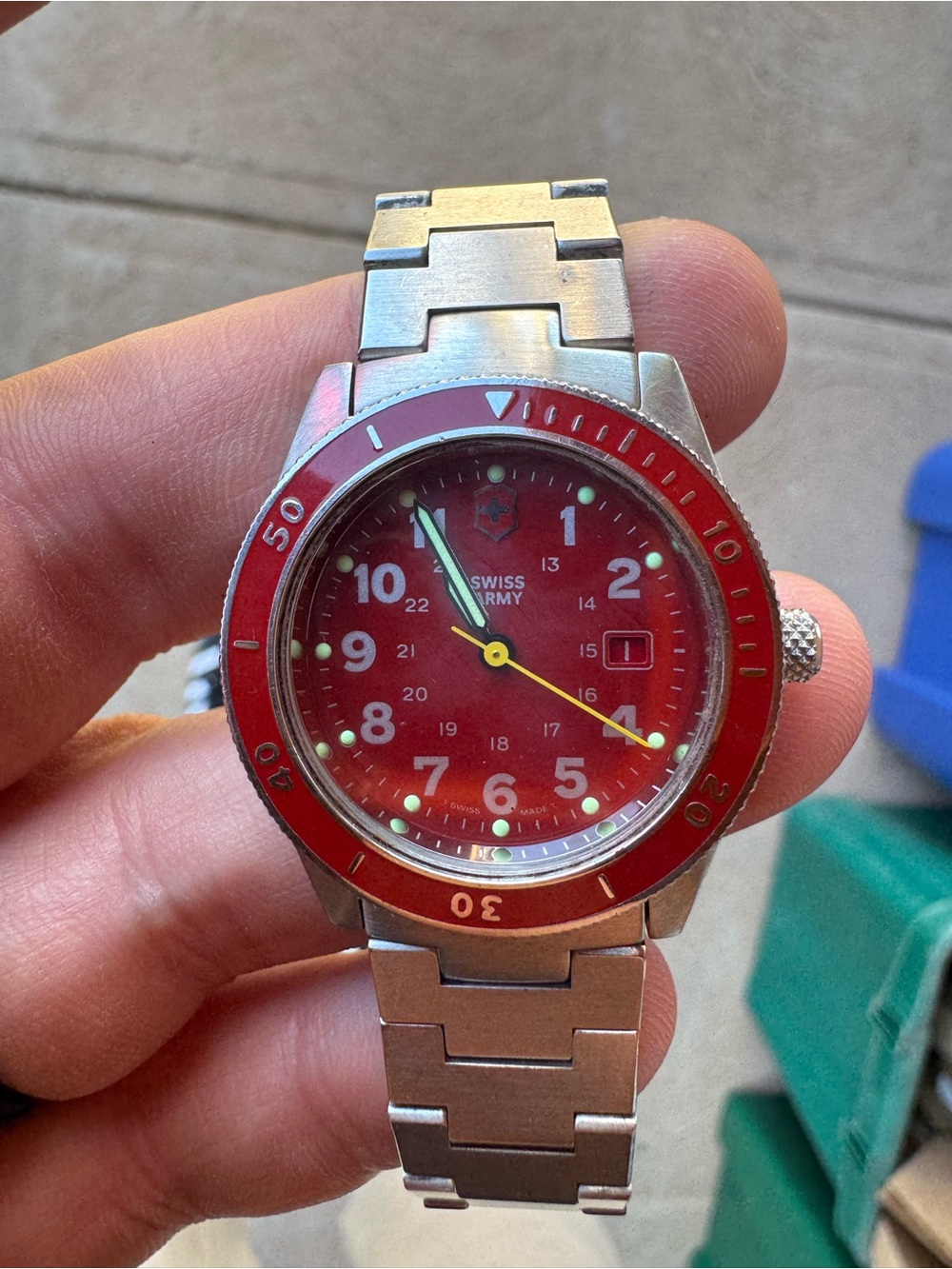 Victorinox ladies (32mm) Stainless Steel Sport Watch  Hand SEE DESCRIPTION*